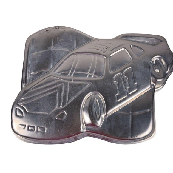 Vintage Wilton #11 Race Car Cake Pan 1997 Baking Mold 2105-1350 - Picture 10 of 12